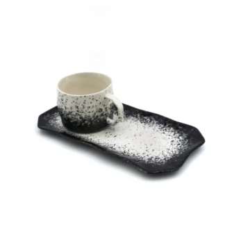 Speckle Cup  with Saucer